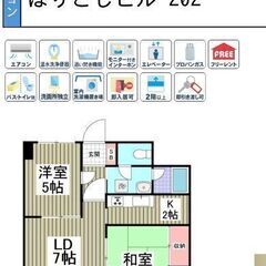 🏥レスキュー賃貸🏥フリーレント1か月付き！エレベーター完備！追い...