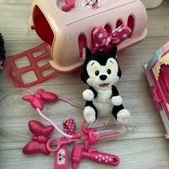ディズニー　ミニーちゃん　フィガロお世話セット（手持ちのキャリー...