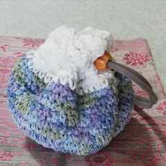◆物々交換◆　手編みミニ巾着　※取引中