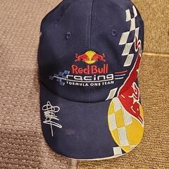 取引中【F1キャップ】🧢レッドブル帽子　サイン刺繍入り　未使用タオル付