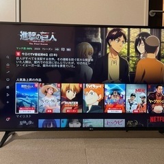【美品】2019年製 49V型 スマートテレビ LG 49UM7...