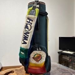 タイヤ付ゴルフキャディバックの画像
