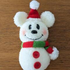 【TOKYOディズニーリゾート】ミッキー＆ミニーのスノーマンマスコットの画像