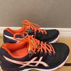 25.5cm アシックスランニングシューズ