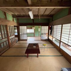 土地1500㎡付駐車場複数台🉐★初期費用無料DIY可能12月末まで家賃無料 ★【ペット可 】2棟貸し 101.56㎡+74.36㎡  貸家 戸建 格安 家賃6.4万円  稲敷郡河内町　ペット可 複数入居可 賃貸物件 バストイレ別 大きな戸建て 事務所利用可能 初期費用0円  - 稲敷郡