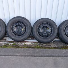 185/70R14　ノーマルタイヤ、スチールホイール