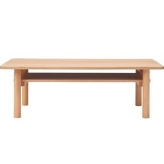 無印良品 木製ローテーブル・オーク材 幅110×奥行55×高さ35cm 82219166