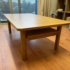 無印良品 木製ローテーブル・オーク材 幅110×奥行55×高さ35cm 82219166の画像