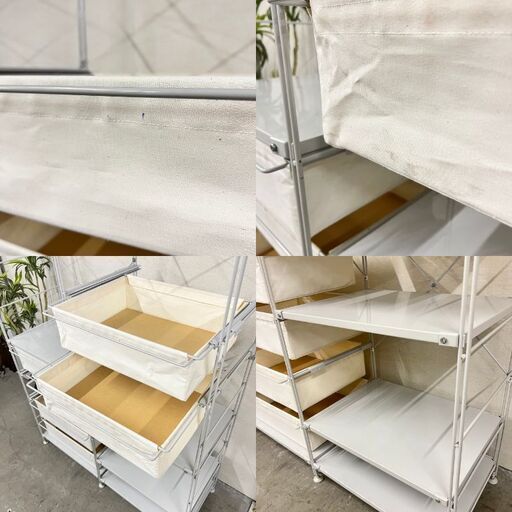  14756  無印良品 スチール ユニットシェルフ   ◆大阪市内・東大阪市他 5,000円以上ご購入で無料配達いたします！◆ ※京