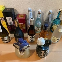 焼酎、泡盛、テキーラまとめて14本