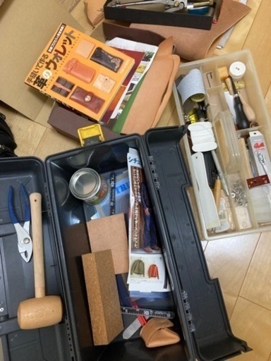 お取引中★レザークラフト工具セット★ 引き取りのみ