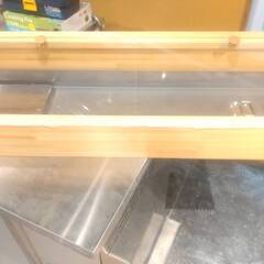 氷式ネタケース 外寸 幅2400×奥行350×高さ(手前135