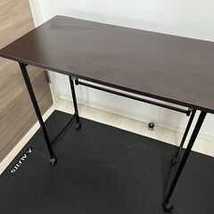 ニトリ たためるハイテーブル (ツール8040 DBR)