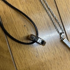 【中古】ネックレス　指輪　防弾少年団グッズの画像