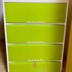 4段 引き出し タンス チェスト プラスチック