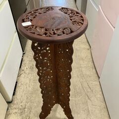 サイドテーブル 花台 テーブル 折りたたみ アンティーク アジア...