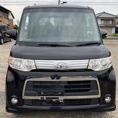 車検７年１２月　分割可　ナビ　TV　HIDライト　タントカスタム　黒の画像