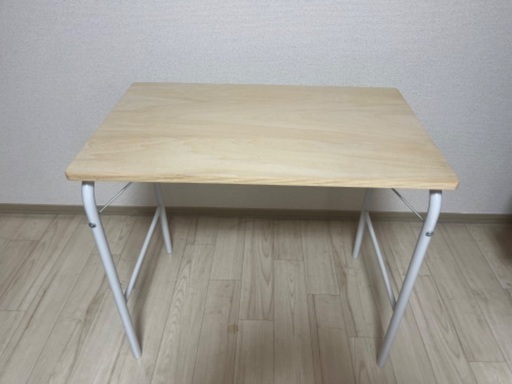 無印良品　スチールパイプテーブル