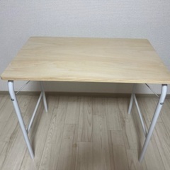 無印良品　スチールパイプテーブル