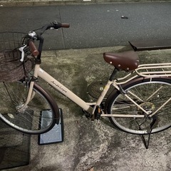 6段ギア自転車　アンテロープファミリー　カフェラテ