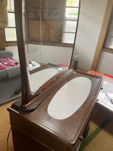 ドレッサー(椅子付き)  鏡台　アンティーク調