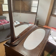 ドレッサー(椅子付き)  鏡台　アンティーク調　