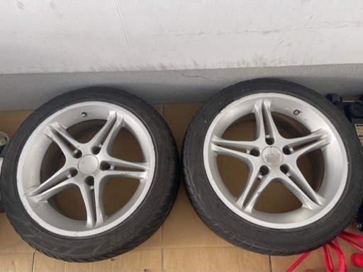 【売ります】ヨコハマ VS-5 8j+32 114.3 17インチ ホイール、タイヤセット