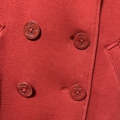 ユニクロ コート赤の画像