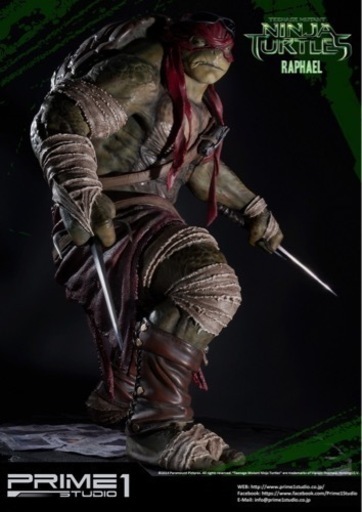 ラファエロ 「ミュータント・タートルズ」 ミュージアムマスターライン ポリストーン製スタチュー