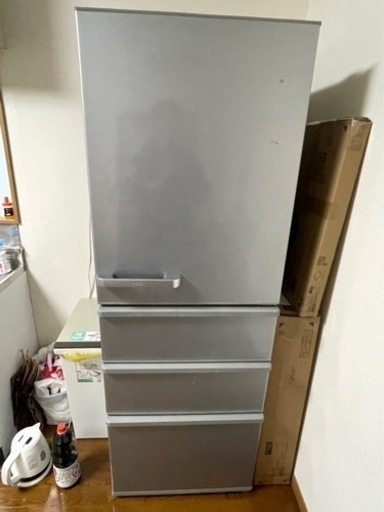 AQUA  AQR-36G (S) 355L 冷凍冷蔵庫   2018年製