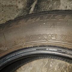 13インチスタッドレスタイヤ145/80R13 4本の画像
