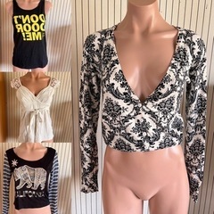 夏服etc新品多数！海外LA購入　10着トップスまとめ売りの画像