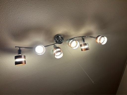 【値下げ！！¥10,000】6灯シーリングライト(LED電球付き)
