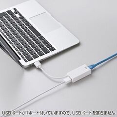 新品 USB2.0 LANアダプタの画像