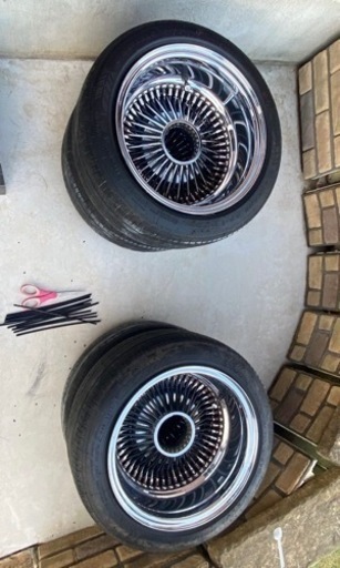 ワイヤーホイール 13インチ 7リバ