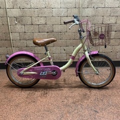 『値下げしました』子供用自転車 16インチ Crystal Candy クリスタルキャンディー ピンク 女児 かわいいの画像