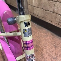 『値下げしました』子供用自転車 16インチ Crystal Candy クリスタルキャンディー ピンク 女児 かわいいの画像