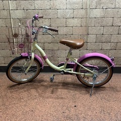 『値下げしました』子供用自転車 16インチ Crystal Candy クリスタルキャンディー ピンク 女児 かわいいの画像