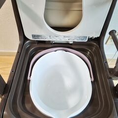 11月26日まで！ポータブルトイレ　家具調トイレ〈座楽〉コンパクト（Panasonic）の画像