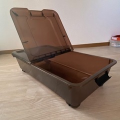 衣装ケース〔ブラウン〕×3