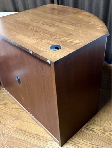 カリモク家具製4段引出し付きコーナー家具(TV台)