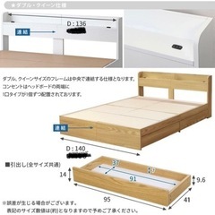 ダブルベッド(マットレス付き)取りに来てくれる方の画像