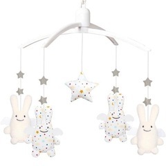 【美品】トラセリア ベッドメリー エンジェルバニー