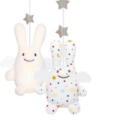 【美品】トラセリア ベッドメリー エンジェルバニーの画像