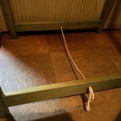 ハンガーラック　木製の画像