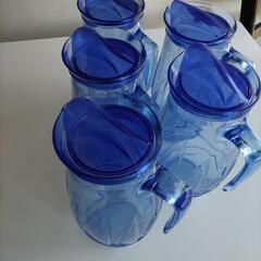 ガラス 水入れ 5個 