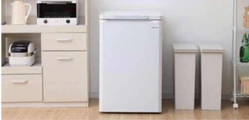 アイリスオーヤマ 冷凍庫85L ホワイト 2021年製