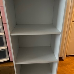 ホワイト　カラーボックス　3段　高さ約88cm　横約40cm 一...