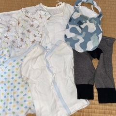 赤ちゃん新生児まとめ売り50〜60センチ肌着の画像