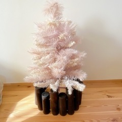 フランフランFrancfranc🎄くすみピンクのツリー 90センチの画像